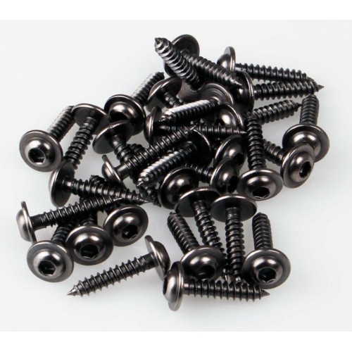 Kuza self-tapping screws 3x18mm with 2.5mm internal hexagon 30 pieces.