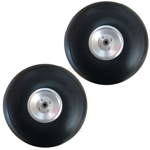 KUZA Alloy hub rubber wheels (Including bearing) - 7" - 2PCS