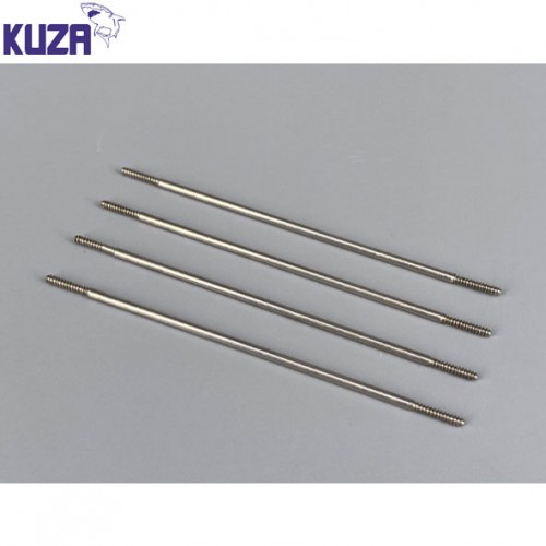 Kuza linkage 2.5x60mm stainless R thread 4 pieces.