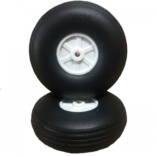 KUZA Nylon PU-Rubber Wheels - 2.5" - 2PCS