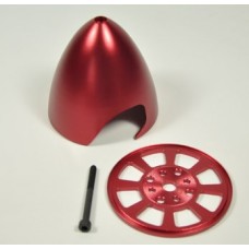 Miracle RC 3" Anodised Red Spinner