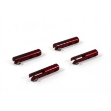 Miracle RC Metal Clevis for 2mm Push Rod (Red)