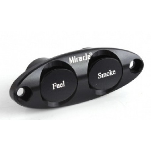 Miracle RC Twin Fuel Dot For Fuel Pipe and Smoke Pipe - Black