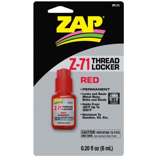 ZAP PT71 THREAD LOCKER PERMANENT 0.2oz 