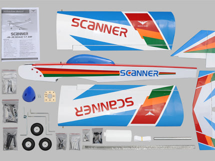 Phoenix Model PH006-SCANNER 57" Model airplane kit with 'Scanner' branding on a gray background