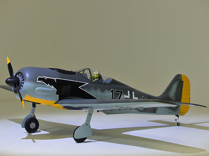 Phoenix Model FOCKE WULF WW2 Model of a vintage military airplane on a neutral background