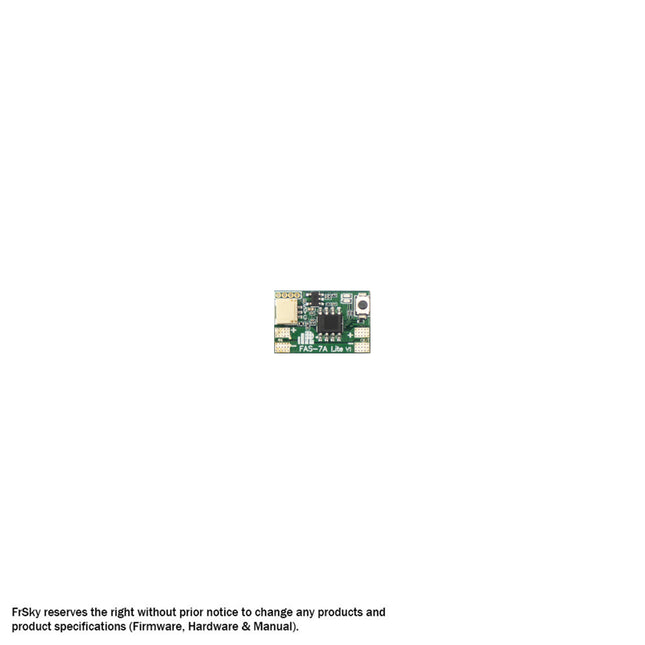 FrSky ADV FAS7 Lite Current Sensor – 7A FBUS/S.Port Telemetry