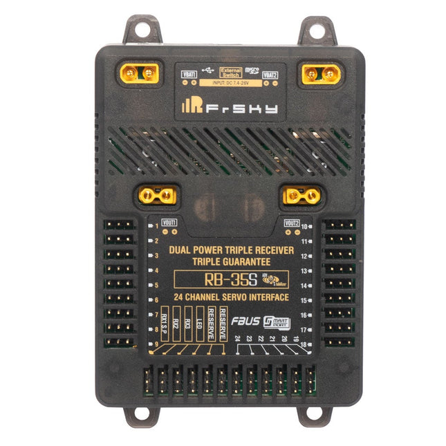 FrSky RB-35S Dual Power Redundancy Bus with Advanced Stabilisation