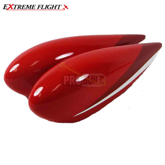 EF 104" Extra 300 V2 Wheel Pants -Red/White/Black