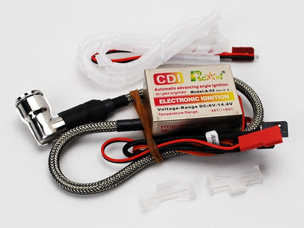 RCEXL Single Cylinder Ignition 90 Degree CM-6 / 10mm 9/16" (14mm Hex) Spark Plug Cap For DA35