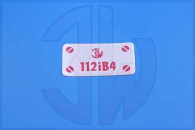 3W 112ib4 Engine Sticker