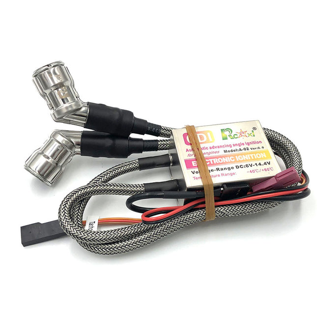 RCEXL Twin Cylinder Ignition 120 Degree CM-6 / 10mm 9/16" (14mm Hex) Spark Plug Cap