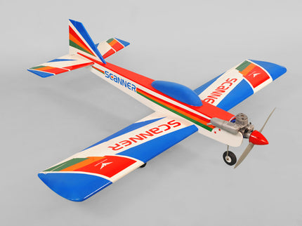 Phoenix Model PH006-SCANNER 57" Model airplane with colourful design on a gray background