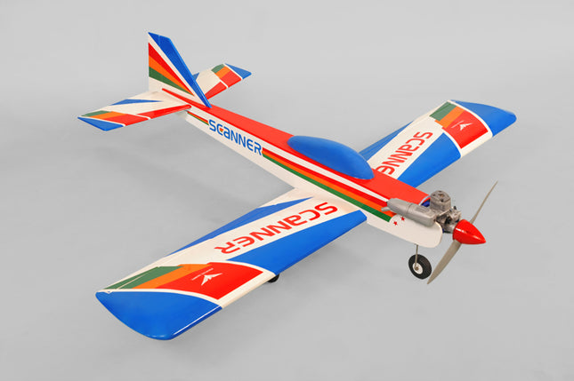 Phoenix Model PH006-SCANNER 57" Model airplane with colourful design on a gray background