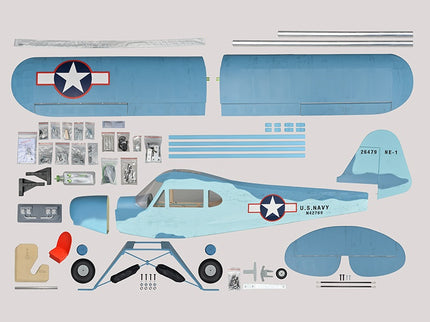 Phoenix Model NAVI Piper J3 Cub 91" ARF 20cc Scale Aircraft - PH221