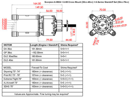 Scorpion A-5524 PNP Combo (12s / 35cc-40cc / 4662w)
