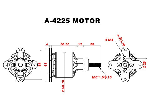 Scorpion A-4225 V2 PNP Combo (6s/90E+/20cc-25cc+/3108w)