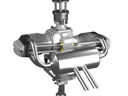 UMS 2-Cylinder 200cc Petrol Twin Boxer Engine – 4-Stroke Scale Aircraft Powerplant