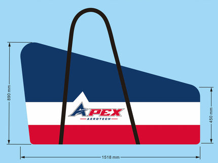 Apex Aerotech Padded Wing Bag 120-200cc RC Aircraft Wing Storage & Transport Bag