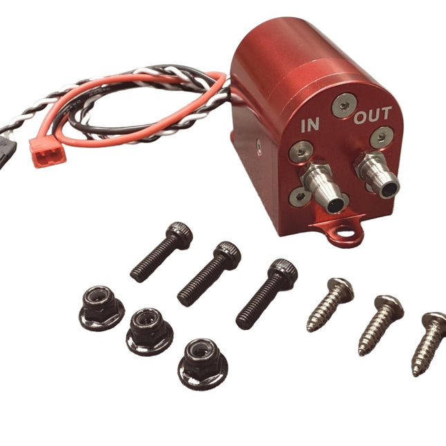 Skywing Brushless Smoke Pump – CNC Machined, High-Flow RC Smoke System (2S–3S LiPo)