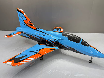 Skywing Warhawk 2.2M (84") Turbine Jet - (blue/orange/black)