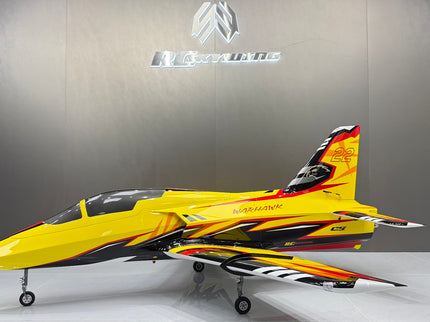 Skywing Warhawk 2.2M (84") Turbine Jet - (yellow/red/black)