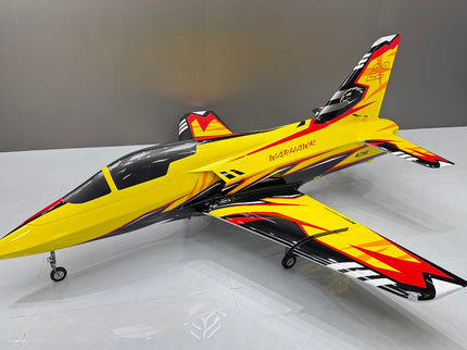 Skywing Warhawk 2.2M (84") Turbine Jet - (yellow/red/black)