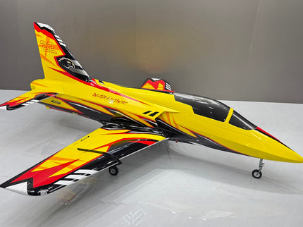 Skywing Warhawk 2.2M (84") Turbine Jet - (yellow/red/black)