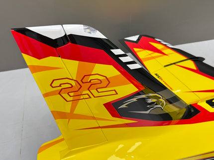 Skywing Warhawk 2.2M (84") Turbine Jet - (yellow/red/black)
