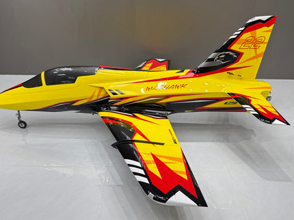 Skywing Warhawk 2.2M (84") Turbine Jet - (yellow/red/black)