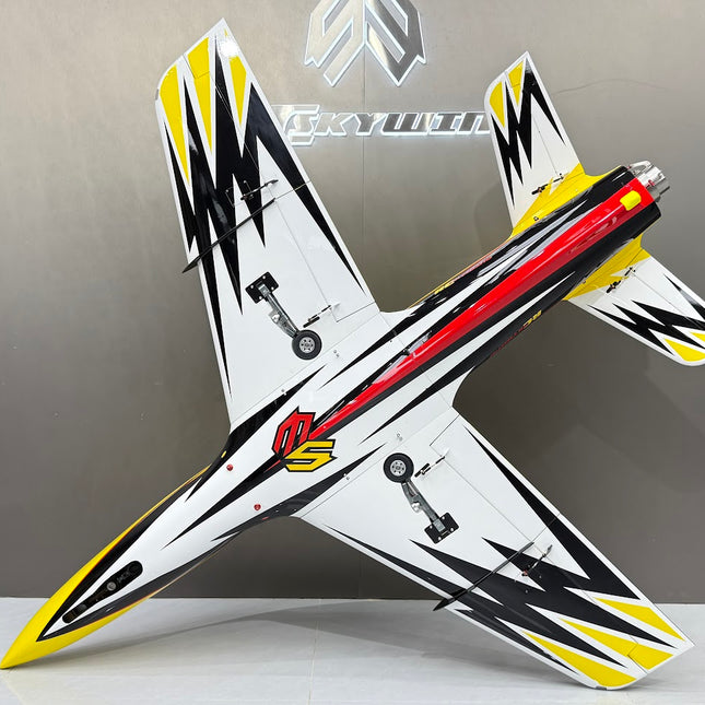 Skywing Warhawk 2.2M (84") Turbine Jet - (yellow/red/black)