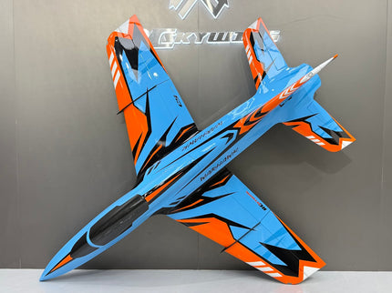 Skywing Warhawk 2.2M (84") Turbine Jet - (blue/orange/black)