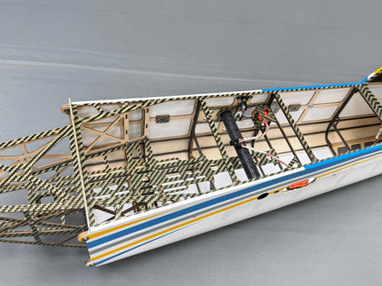 Model of skywing extra sx with a detailed interior on a gray background