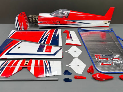 SKYWING 67"Laser 260 90E V3 - Red 3D Aerobatic RC Aircraft ARTF