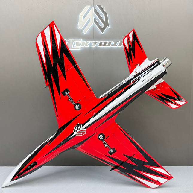 Skywing Warhawk 2.2M (84") Turbine Jet - (red/Black/White)