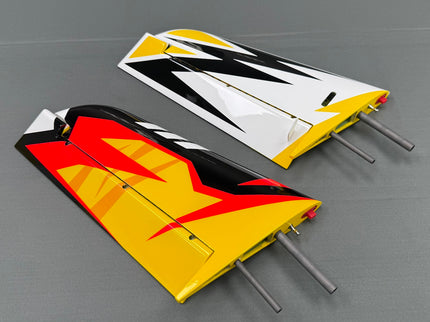 Skywing Warhawk 2.2M (84") Turbine Jet - (blue/orange/black)