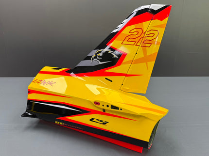 Skywing Warhawk 2.2M (84") Turbine Jet - (blue/orange/black)