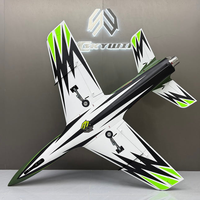 Skywing Warhawk 2.2M (84") Turbine Jet - (green/white/black)