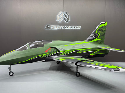 Skywing Warhawk 2.2M (84") Turbine Jet - (green/white/black)