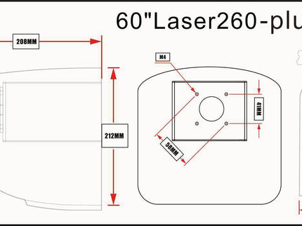 SKYWING 60" Laser 260 V4 - Orange 3D Aerobatic RC Aircraft ARTF