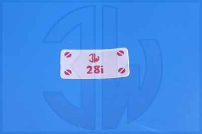 3W 28i Engine Sticker
