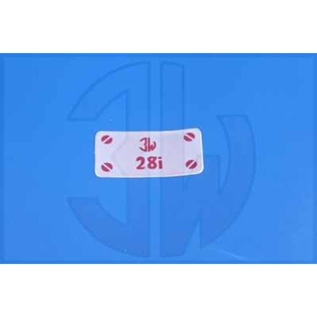 3W 28i Engine Sticker