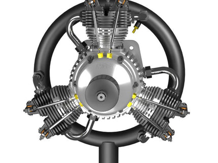 UMS 3-Cylinder 100cc Petrol Radial Engine – 4-Stroke Scale Aircraft Powerplant