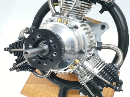 UMS 3-Cylinder 100cc Petrol Radial Engine – 4-Stroke Scale Aircraft Powerplant