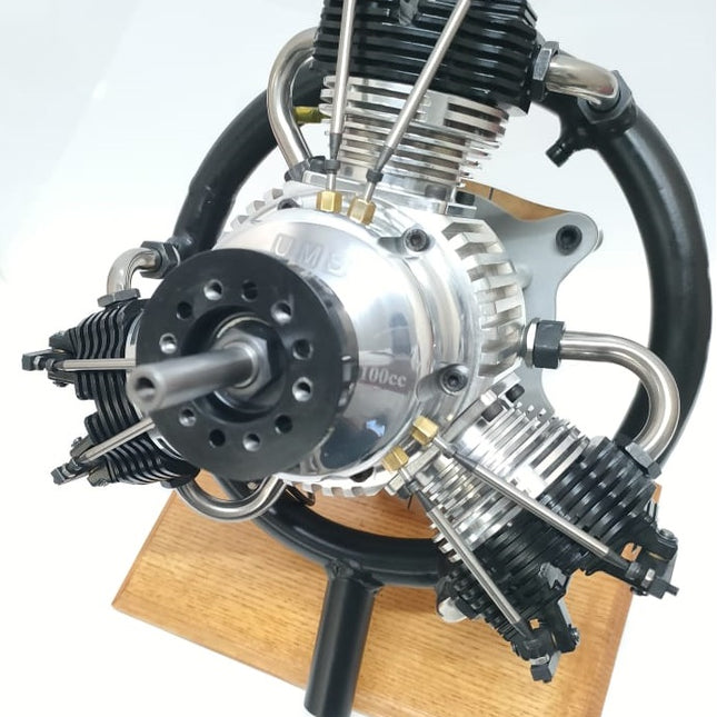UMS 3-Cylinder 100cc Petrol Radial Engine – 4-Stroke Scale Aircraft Powerplant