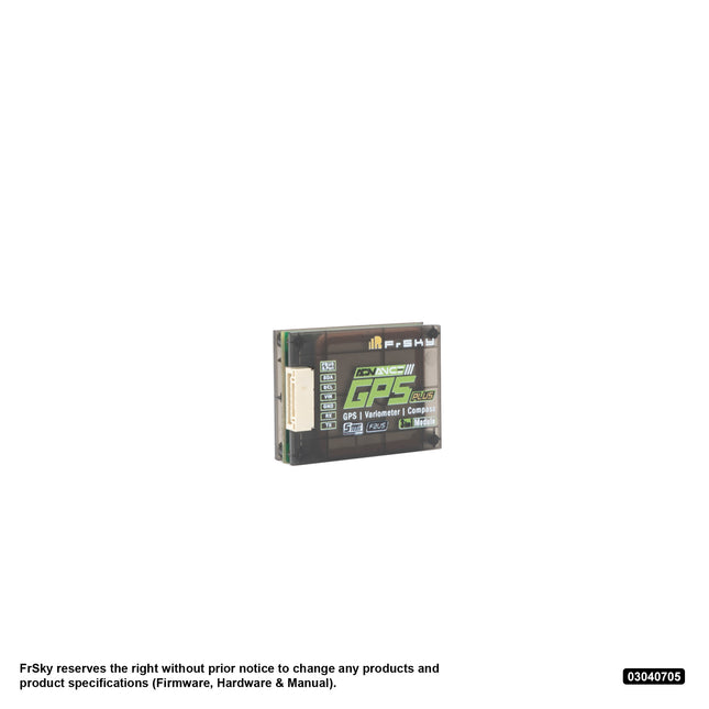 FrSky GPS ADV Plus – GPS, Variometer & Compass Sensor | FBUS/S.Port