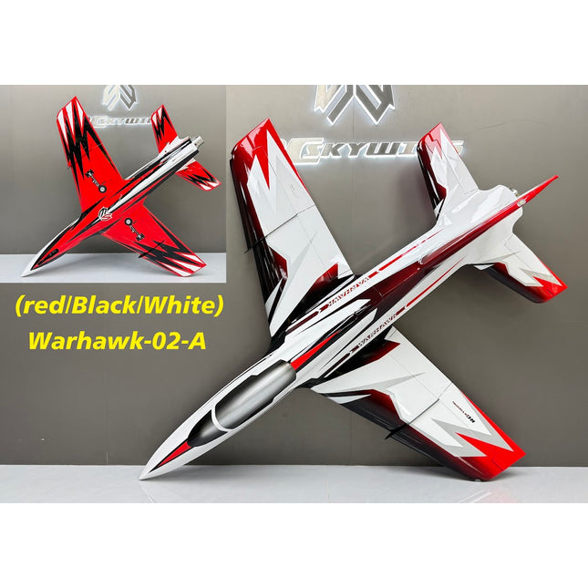 Skywing Warhawk 2.2M (84") Turbine Jet - (red/Black/White)