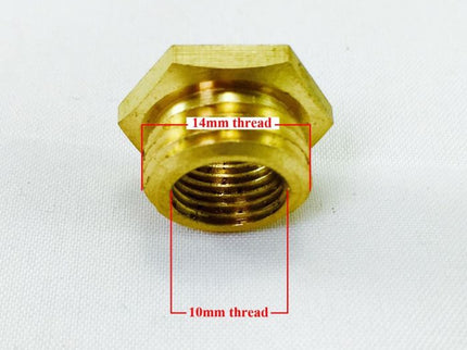 RCEXL 14mm to CM-6 / 10mm spark plug bushing adapters(Copper)