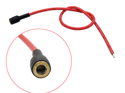 Rcexl remote controlled Nitro Engine Glow Plug (30CM silicone wire ,Spring self-locking structure) For OS/YS -Black 2.8mm