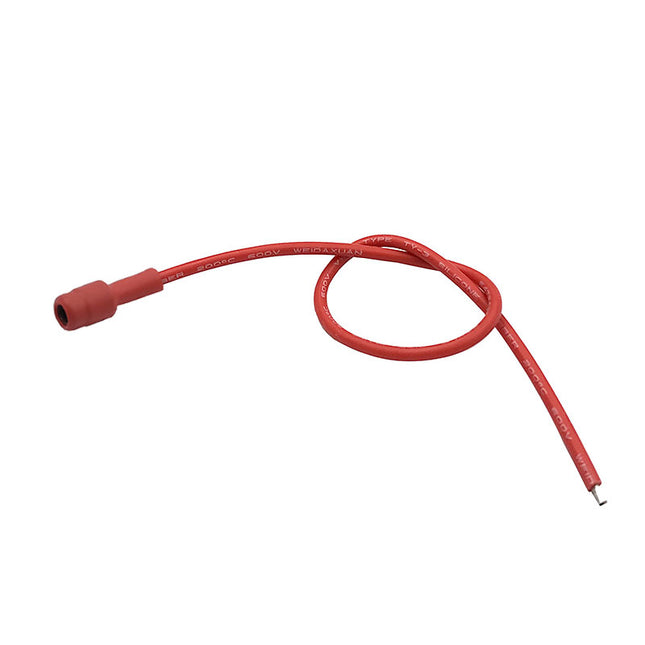 Rcexl remote controlled Nitro Engine Glow Plug (30CM silicone wire ,Spring self-locking structure) for Saito/HSP -Red 2.45mm